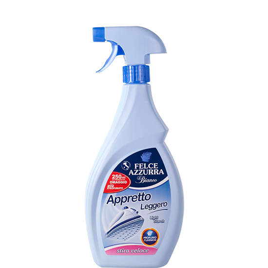Parfém. tekutý škrob ve spreji Felce Azzurra parfémovaná, 750ml