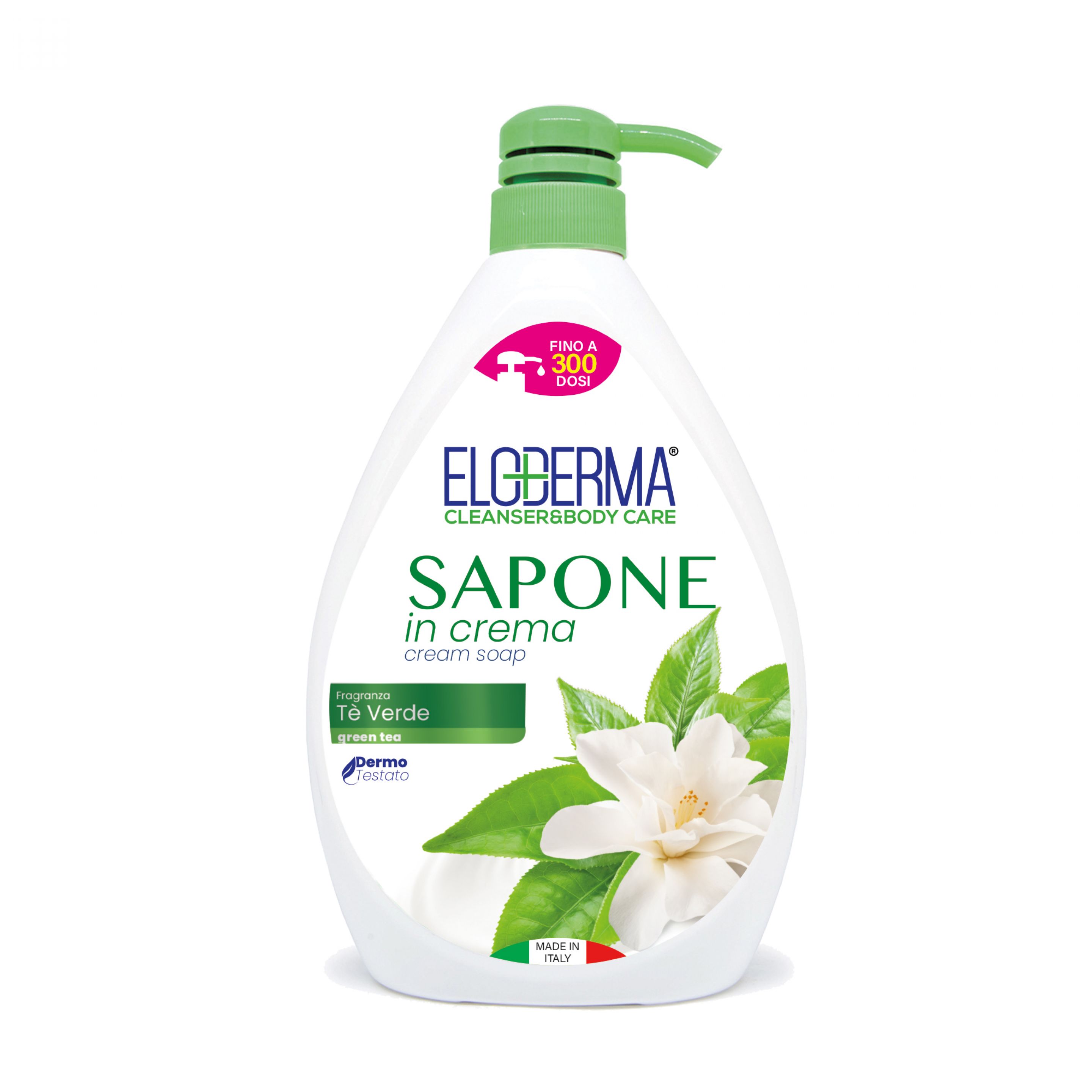 Eloderma tekuté mýdlo s pumpičkou zelený čaj 1 l