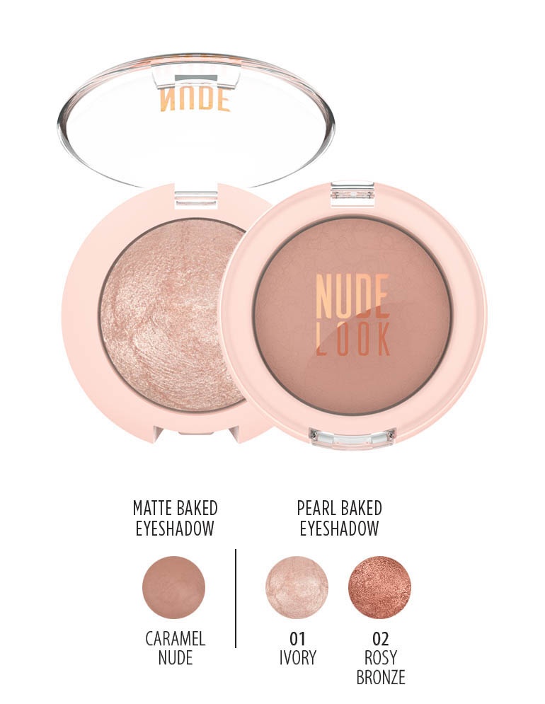 NUDE LOOK Baked Eyeshadows - Pearl