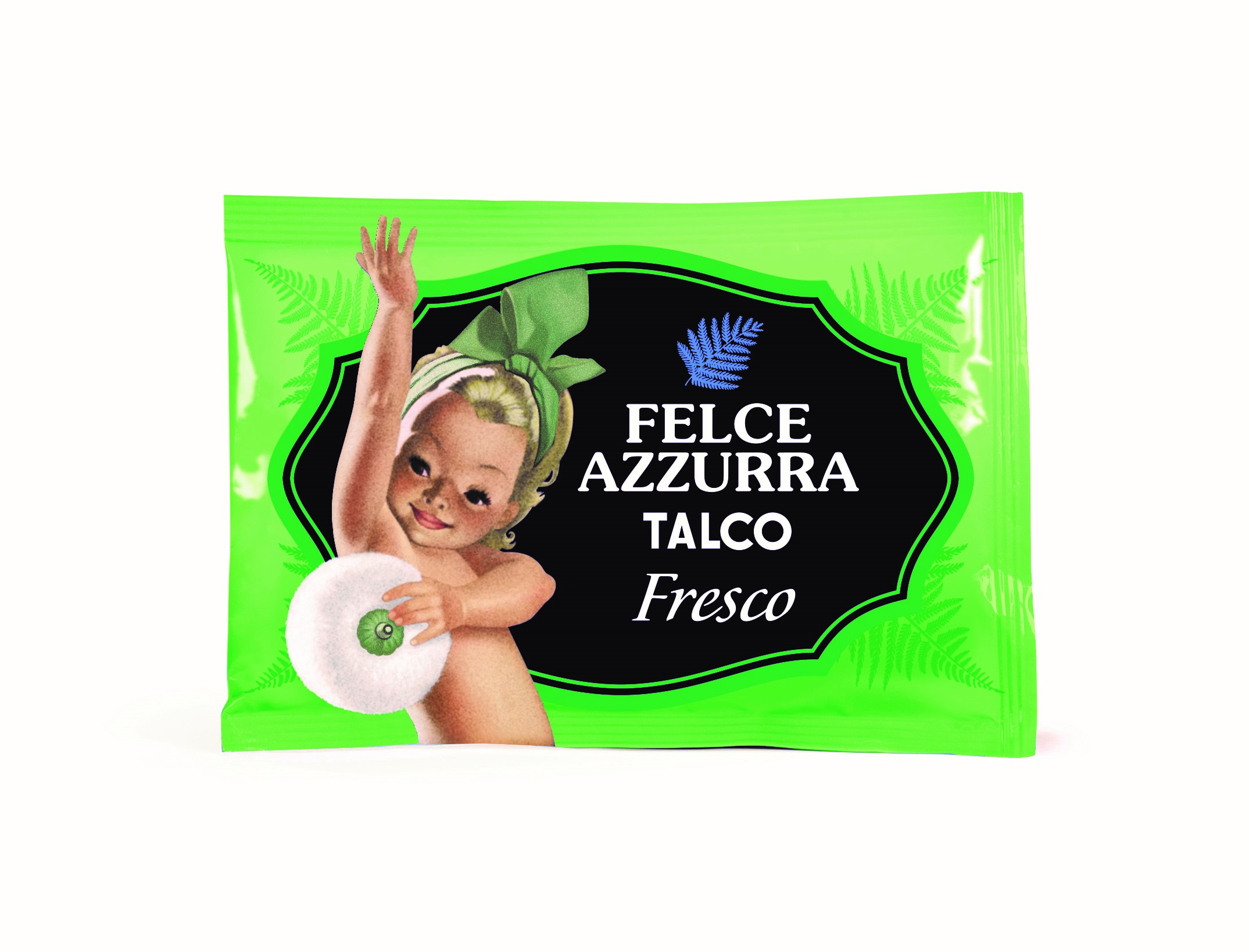 Tělový pudr Felce Azzurra - svěží - náhradní náplň, 100g