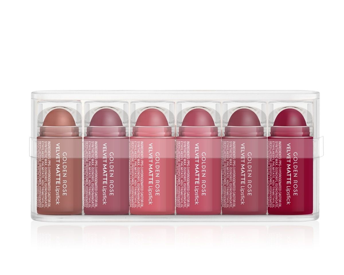 Mini Velvet Matte - sada 6 matoných rtěnek