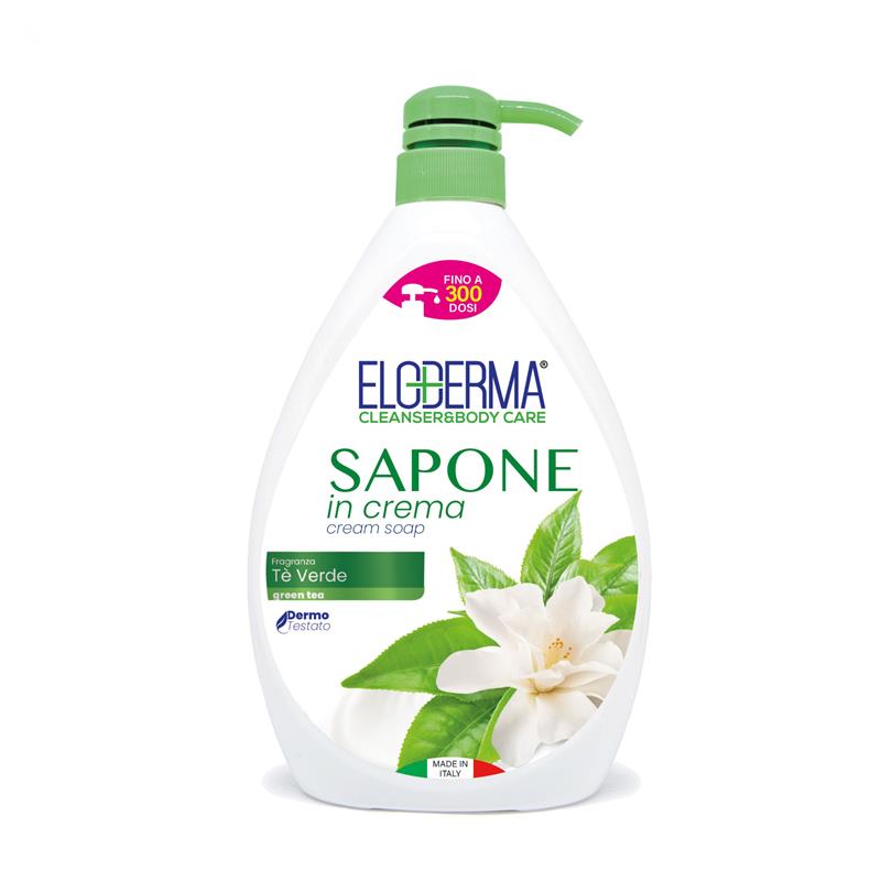 Eloderma tekuté mýdlo s pumpičkou zelený čaj 1 l